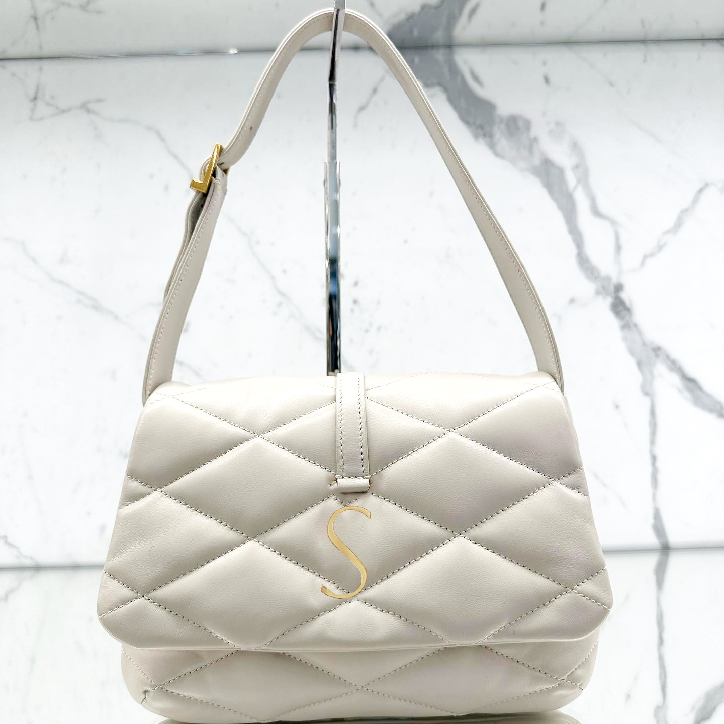 

Le 57 Luxury Designers yslity Shoulder bag Womens Clutch classic tote Hobo Underarm Bag mens flap quilted handbag wallet Lambskin Handbag Crossbody sling black bags, White