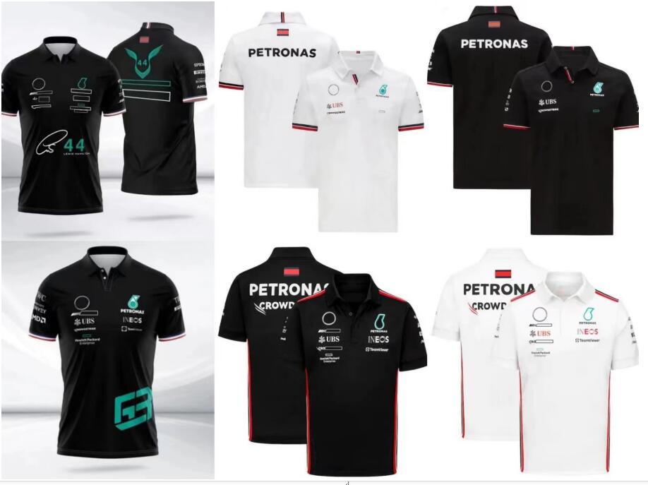 

F1 racing polo shirt new team lapel body shirt the same style customization