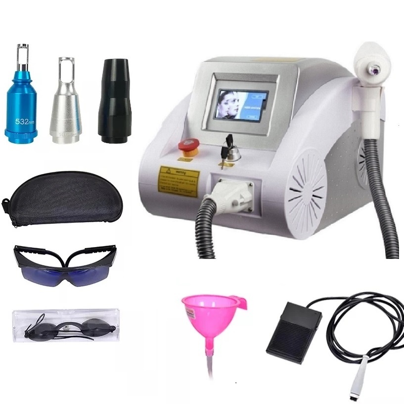High Quality 1064nm 532nm 1320nm Q Switch Nd Yag Tattoo Removal Machine 2000mj Touch Screen Nd Yag Laser Pigment Removal Machine