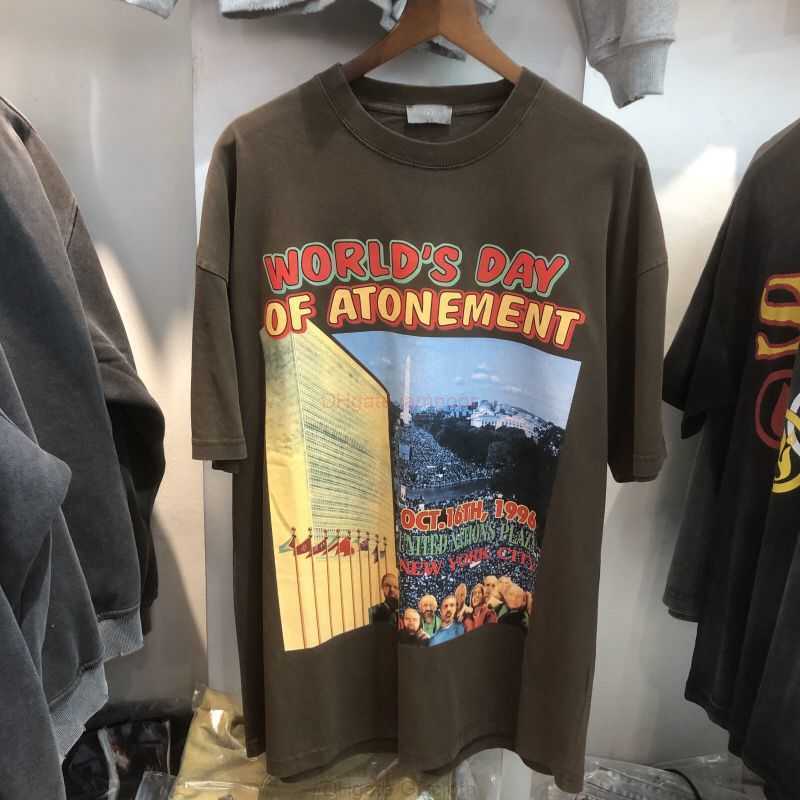 

Designer Fashion Clothing Tees Tshirt Galleryes Deptes Fashion Brand Summer Yom Kippur Day Love the Earth Slogan Print Round Neck Short Sleeve Mens Tshirt Tops for sa, Black