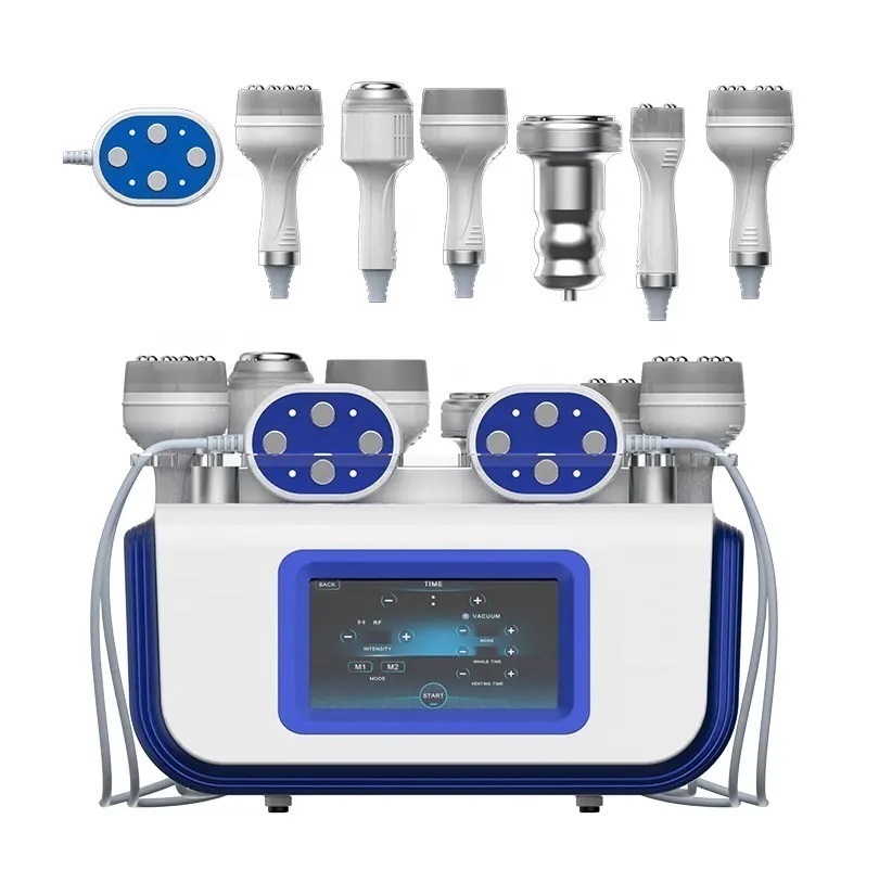 Professional 7 in 1 80K Diode Lipo Laser Slimming Skin Tightening Systems RF Vacuum Ultrasound Cavitation Fat Reduction Cellulite Removal Ma