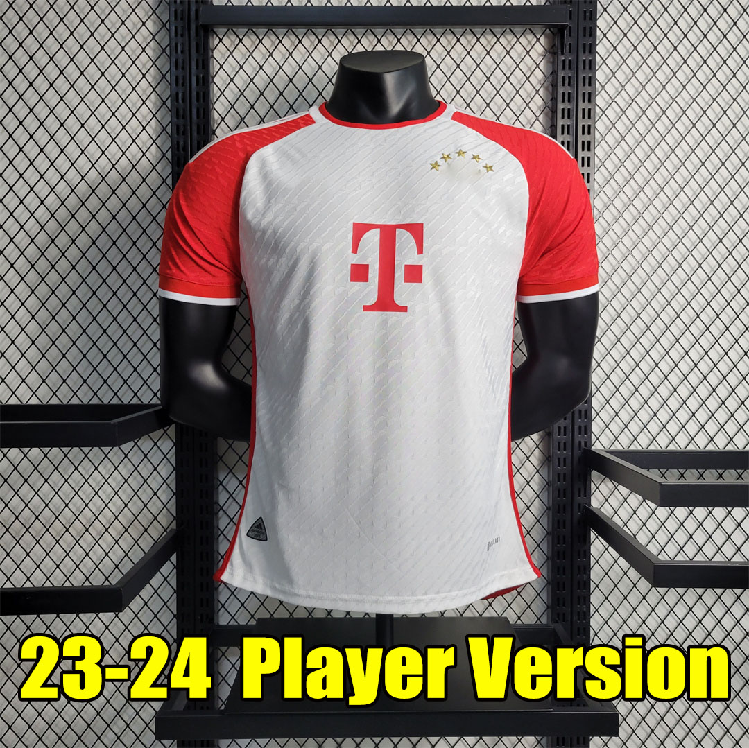 

Player Version 23 24 BAYERN soccer jerseys SANE KIMMICH MUNICH MULLER DAVIES COMAN 2023 2024 home away GORETZKA GNABRY MANE MUSIALA football shirt, 22-23 home