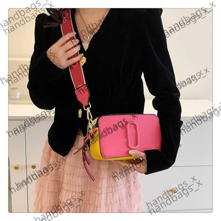 

designer bag MA BAG Summer Bag Fashionable Wide Shoulder Strap One Crossbody Small Versatile Square With logo, Blue16