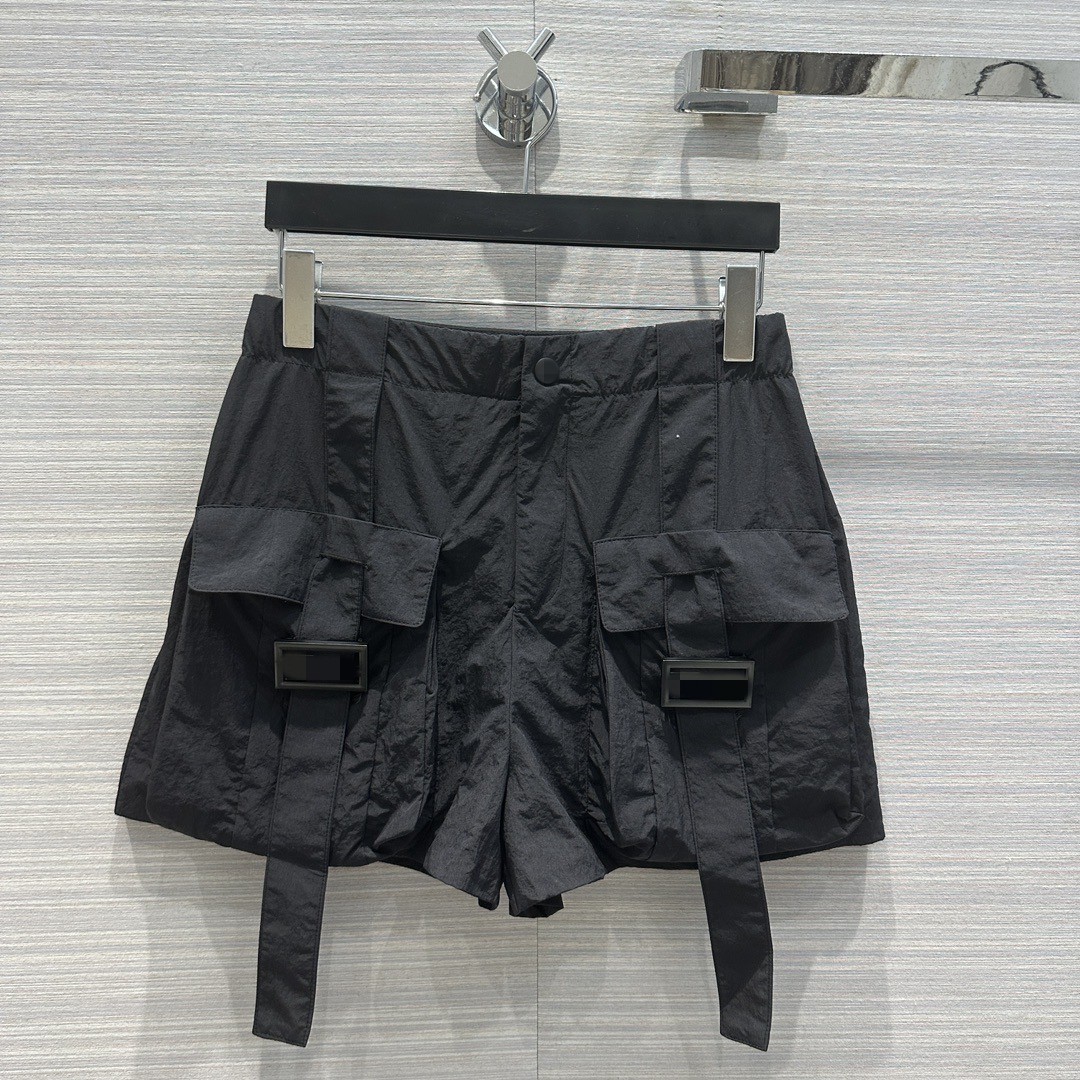 Milan Runway Shorts 2023 New Summer Autumn Casual Fashion Straight Designer Shorts Brand Same Style Pants Women's 0517-12