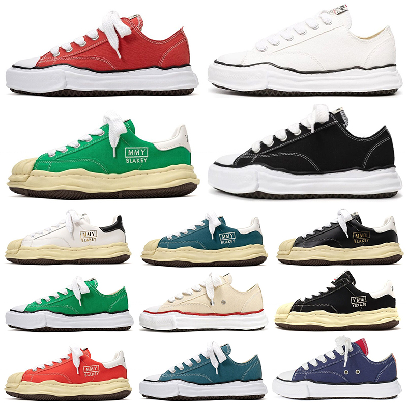 

Shoes MMY Maison Mihara Yasuhiro Low Canvas Men Nigel Cabourn Sneakers Mens Beige White Wayne Original Sole Womens Designer Women, A1 36-44 black