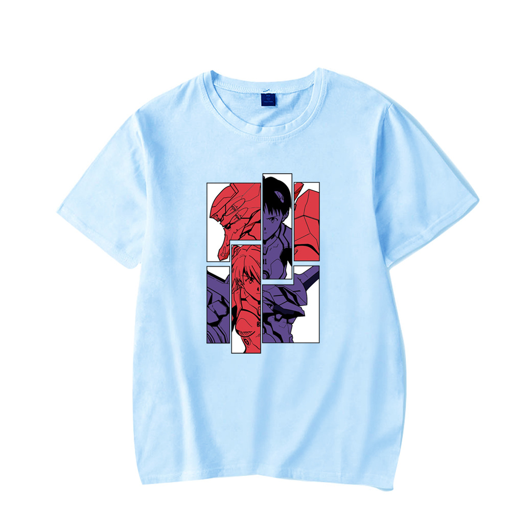 

T-shirt Designer T-shirt Men's Cartoon Anime T-shirt Boys and Girls Short Sleeve Women's Fashion Loose Versatile Couple Wear Breathable Casual XS-XXXXLBlue, White