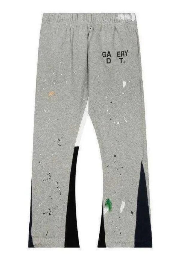 

Designer Men's Pants Galleries Sweatpants Dept Speckled Letter Print Men's Women's Couple Loose Versatile Casual Straight Orange Gray Blue Trousers, Q1111