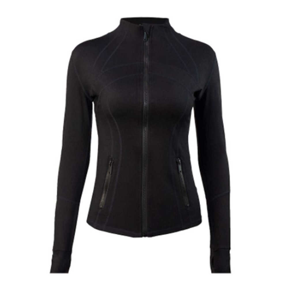 

lulus Yoga Jacket Women Define Workout Sport Coat Fitness Sports Quick Dry Activewear Top Solid Zip Up Sweatshirt Sportwear 2023 Hot Sell, 0003