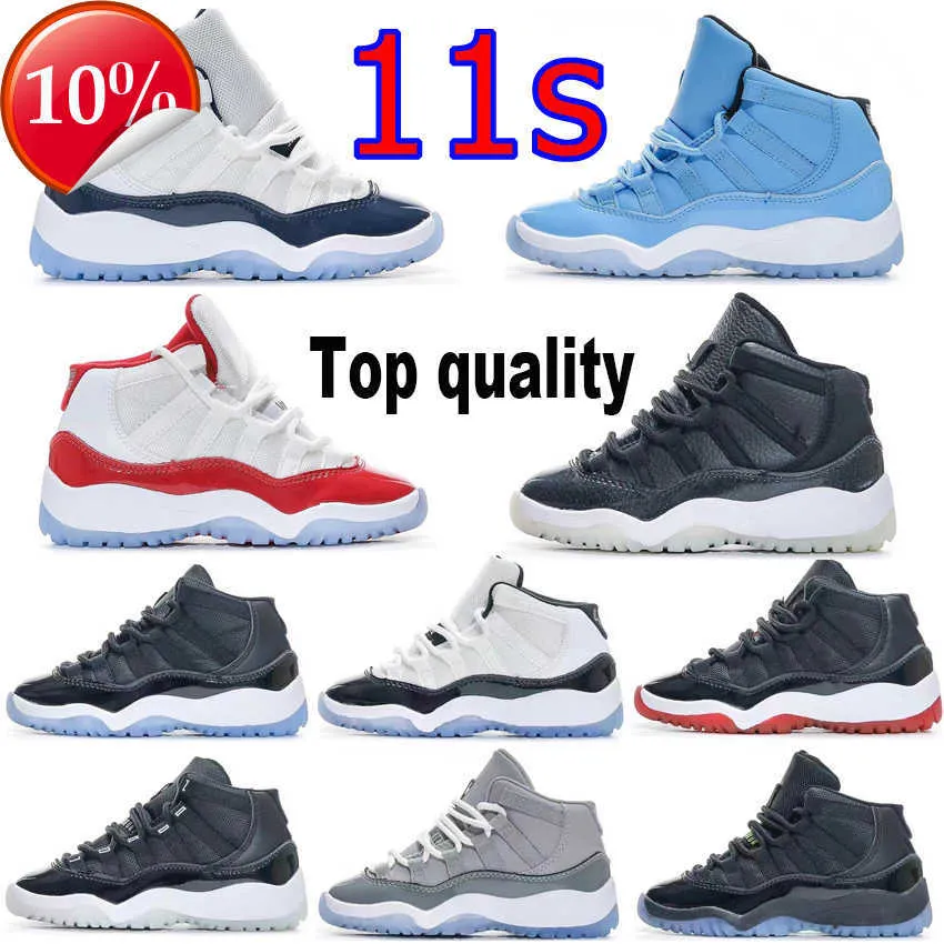 

top Kids Cool Grey 11s XI Basketball Shoes Child Jumpmen Concord Space Jam Metallic Silver Pink Snakeskin Bred Legend Blue Children Boys Gir, #6