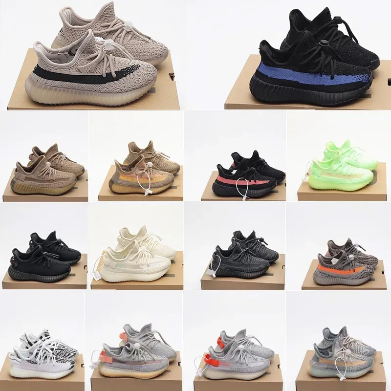 

2023 Children's Sports Sneakers Athletic Outdoor Trainers Baby Boys and Girls Black White Yellow Kids Running Shoes for Gift EUR Size 25-35, No.2