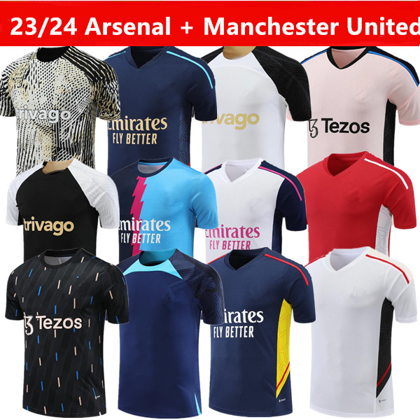 

2023-2024 Kids MANCHESTER SANCHO Jerseys soccer Tracksuit UNITEDs 23/24 F. DE JONG RONALDO chandal training FERNANDES RASHFORD UTD short sleeve tracksuit 089, Pink