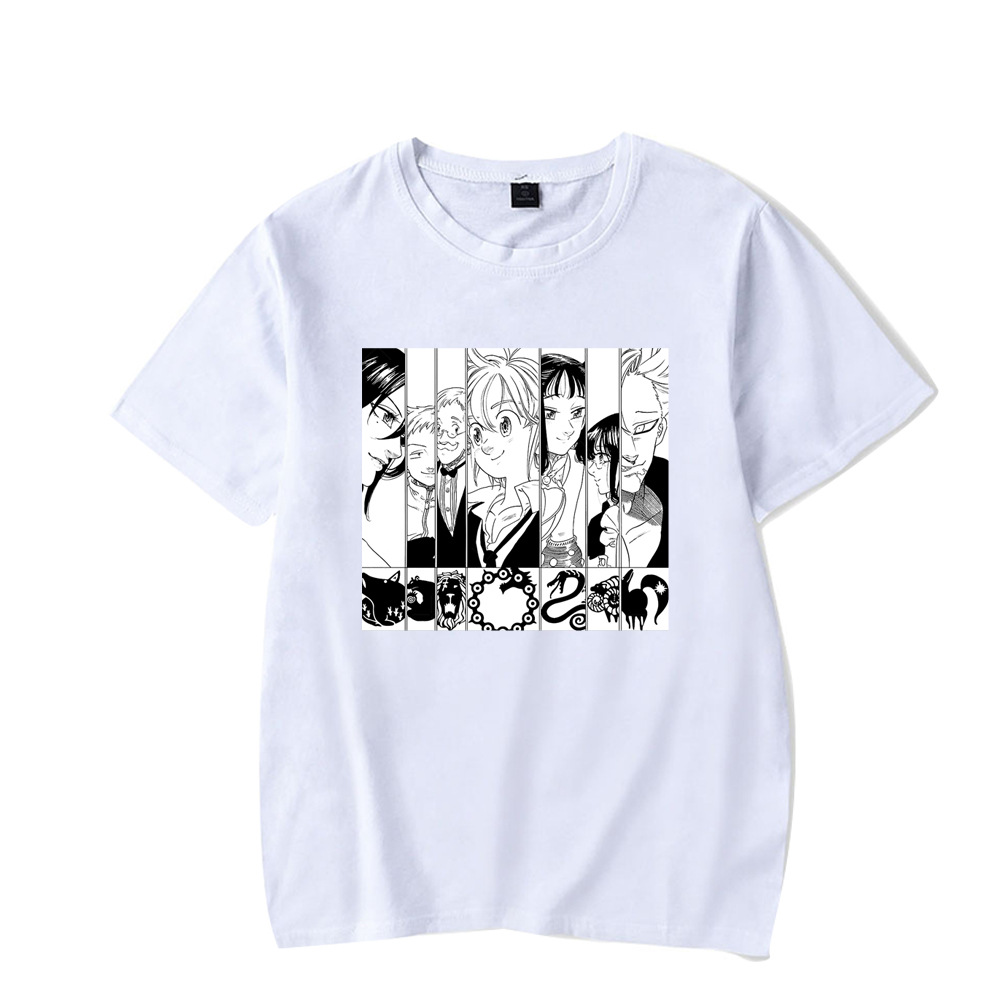 

Designer T-shirt Boys and Girls Short Sleeve Women's Cartoon Print Harajuku Short Sleeve Top Loose Summer Men's and Women's Summer Breathable Casual XS XXXXL White, Pink