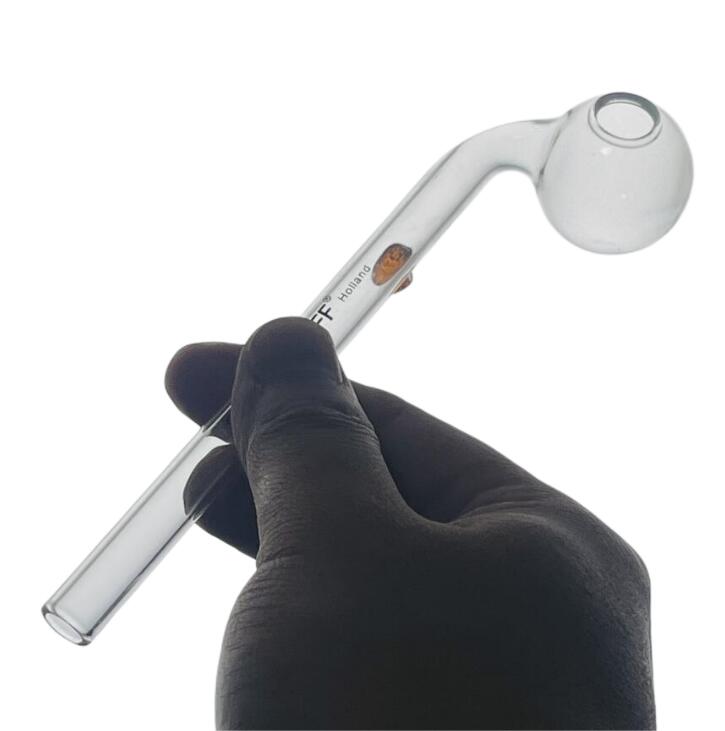 

colorful 14cm Curved SP LOGO Glass Oil burners Glass Bong Water Pipes with different colored glass balancer for smoking