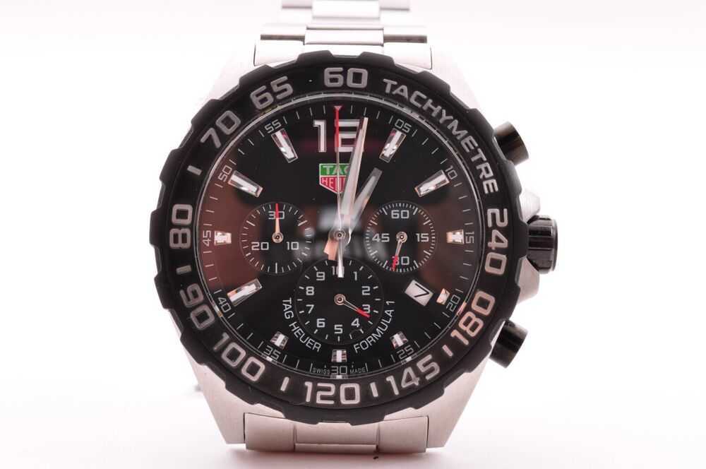 

luxury mens watch designer TAG Heuer Formula 1 SWISS Quartz Black Chronograph Men's Watch CAZ1010.BA0842, Split