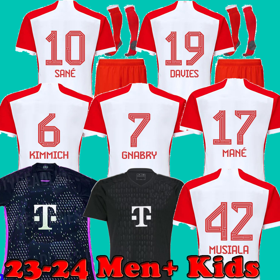 

23 24 MANE soccer jersey Joao Cancelo BAYERNs munich FANS Player 2023 2024 SANE KIMMICH MULLER DAVIES football shirt Men Kids sets kit MUSIALA Goretzka Gnabry COMAN, Kids 22 23 away
