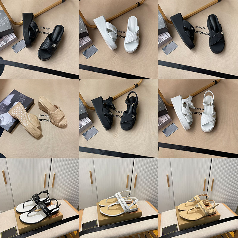 

Women Designer Sandals Casual Sandale Womens Platform Slide Slippers Summer Fashions Sandal Outdoor Lady Beach Shoes Size 35-40