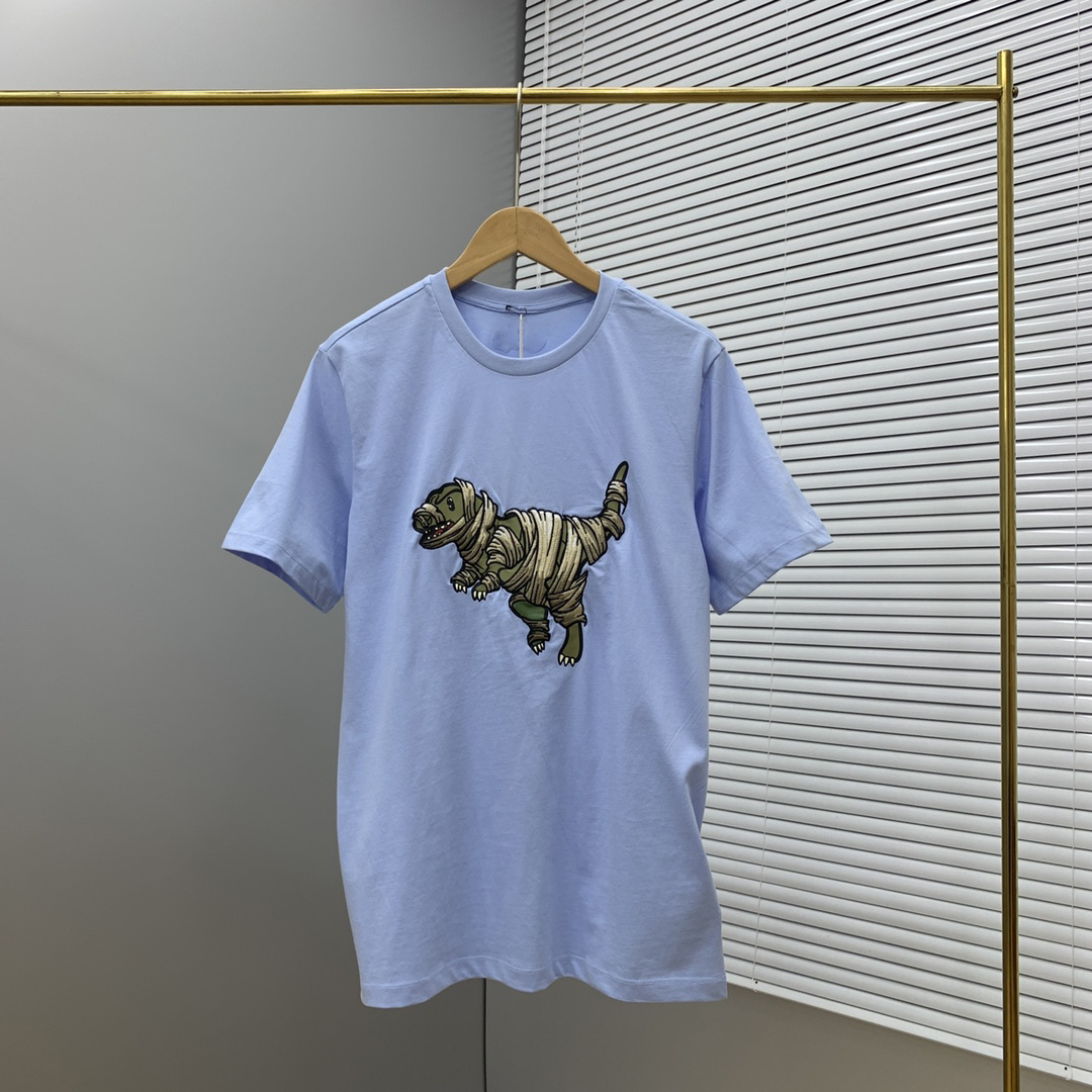 

Mens Designers Trendy style cardamom matching mens small flying elephant monster pullover for couples female short sleeved T-shirt with round neck, 21