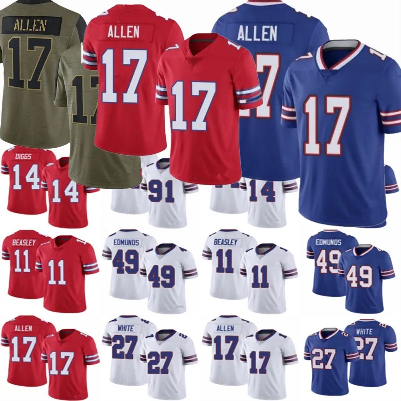 

Men Women Youth 86 Dalton Kincaid Jersey Josh Allen Stefon Diggs Poyer Von Miller Matt Milano Damar Hamlin Tre'Davious White Dawson Knox Jim Kelly Football Jerseys, Color8