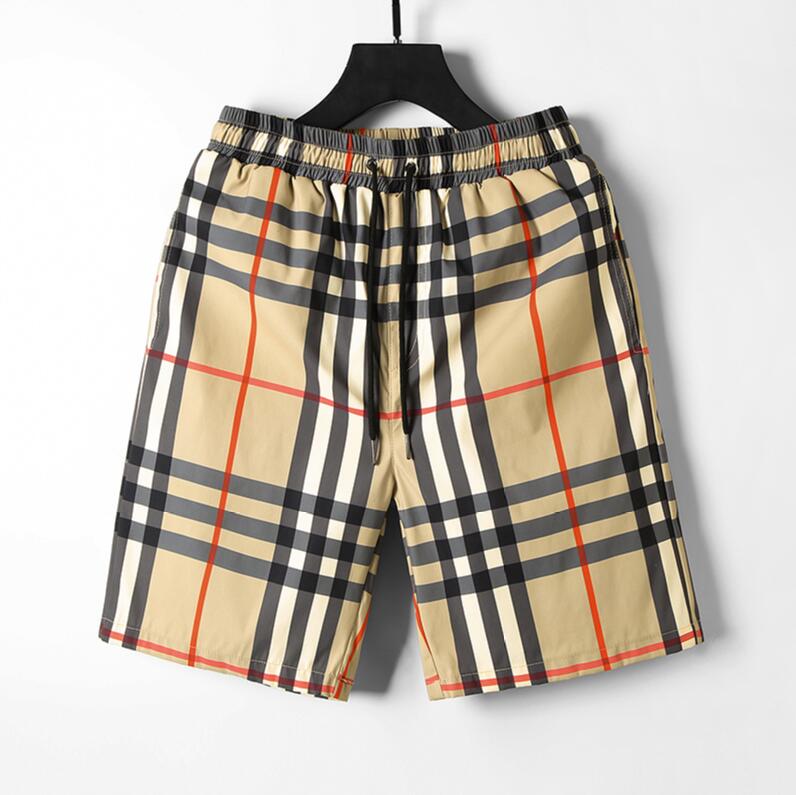 

Mens Shorts Designer Swim short Plaid SwimWear Board Beach Pants Man Gym Boxer Shorts Size #001