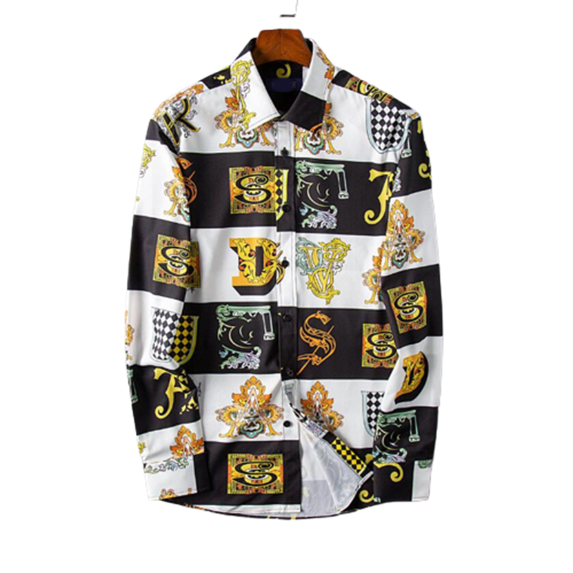 

Fall/Winter New Men Long Sleeve Plaid Shirts 100% Cotton Shirt Men's No Pocket Casual Fashion Shirts Size #001, Customize