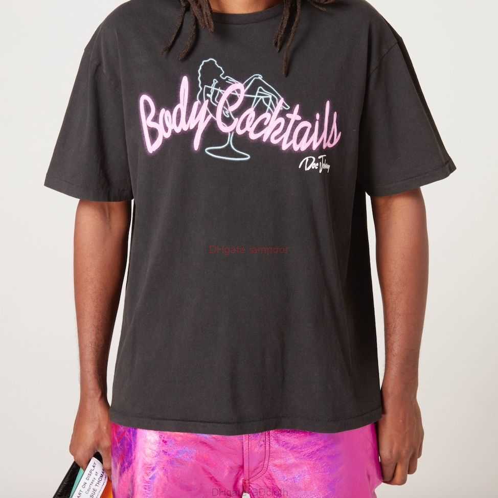 

Designer Fashion Clothing Tees Tshirt Galleryes Depts Beauty Cocktail Body Cocktails Printed Loose Short Sleeve Tshirt Summer Luxury Casual Tops Streetwear Rock H, 919 black