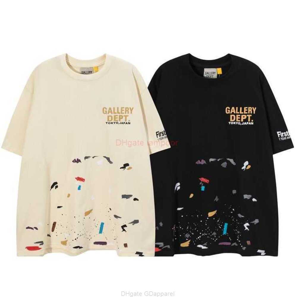 

Designer Fashion Clothing Tees Tshirt Galleryes Depts Tokyo Japan Limited Colorful Splash Ink Mens Womens Youth Short Sleeve Tshirt Luxury Casual Tops Streetwears, Black