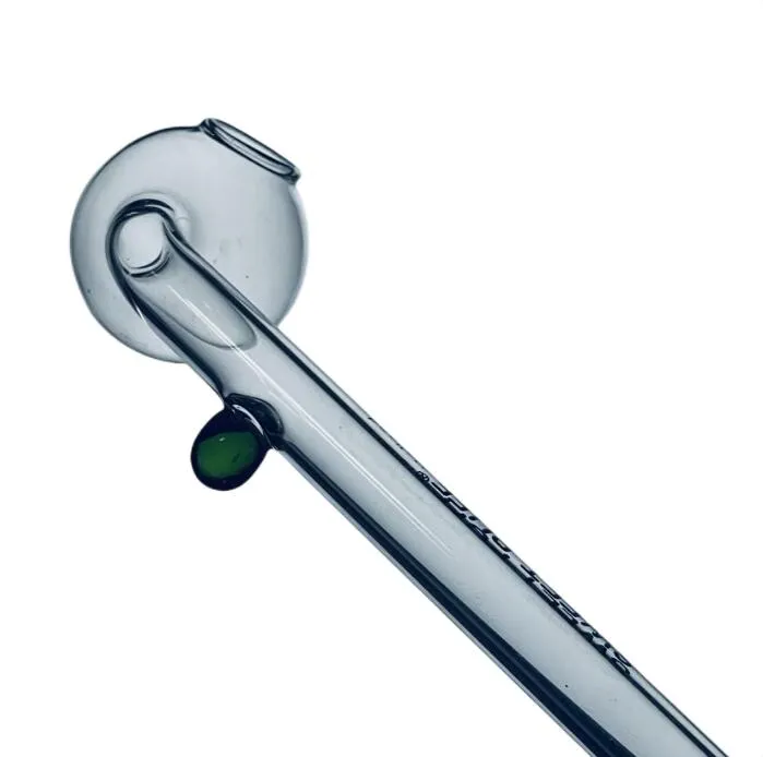 

Smoking Pyrex Curved Glass Pipes Original Oil Burner Pipe 14cm glass Clear Quality Tube Handmade for RIG