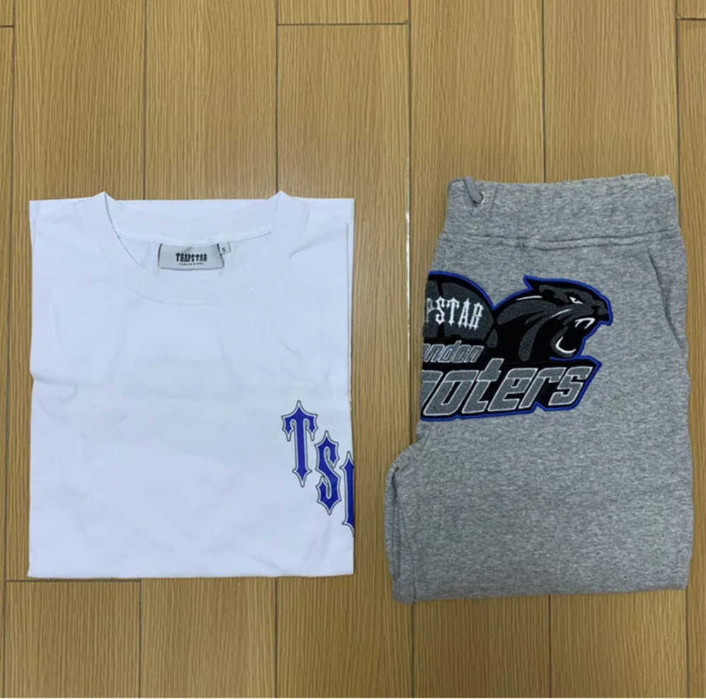 

Motion design Cotton Clothes Short Set Summer Men Trapstar London Shooters Women Embroidereds Bottom Tracksuit A new design 39ess, Purple