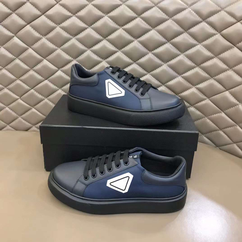 

Fashion Luxury Casual Shoes Men Macro Re-Nylon Rubber Thick Bottoms Running Sneaker Italy Stylist Low Top Leather Designer Outdoor Casuals Athletic Shoes Box EU 38-45, #3