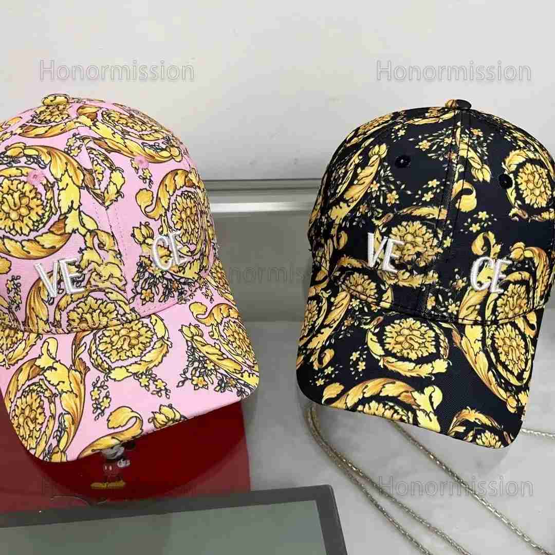 

Designer Luxury versages Classic Baseball Cap Fashion Letter Embroidery Beach Hat Mens And Womens Leisure Breathable Trucker Hat