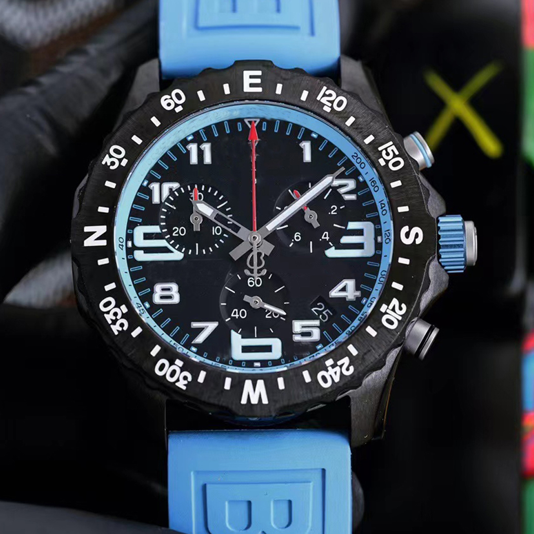 

Men's watch endurance watch designer quartz chronograph running seconds professional chronograph luxury brand men's luxury watch clean factory
