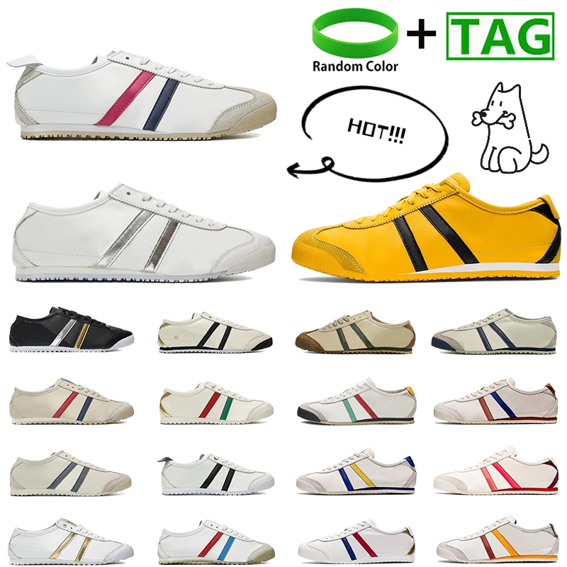 

Mexico 66 Designer Running Shoes Casual Shoes beige black gold beige dark green Cream Prussian Blue Men Women Sneakers 36-45, 18 cream prussian blue