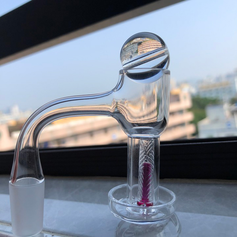 

Smoke Full Weld Beveled Edge Terp Slurper Quartz Banger Nails With Pillar And Bead Suitfor Glass Water Bongs