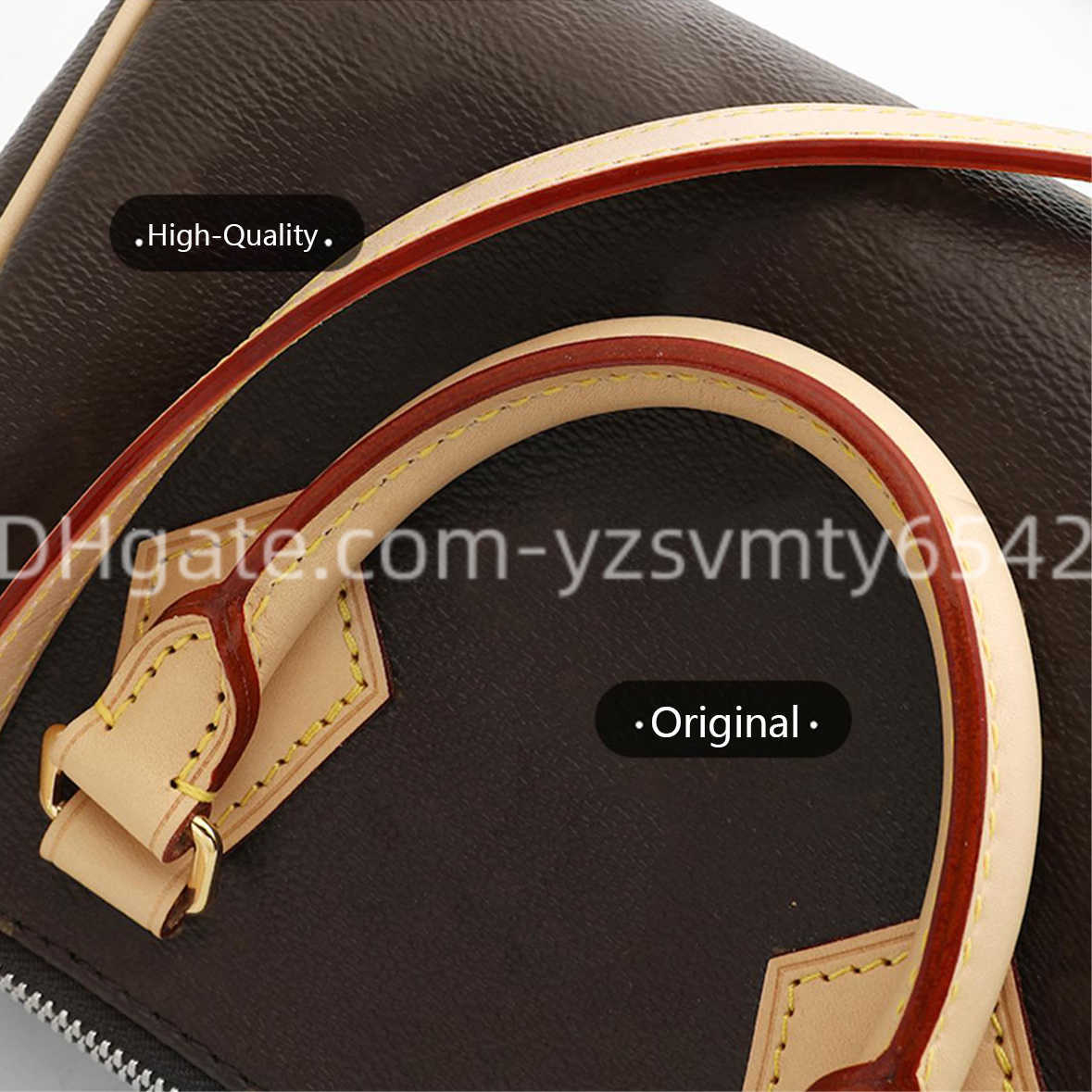 

Pink Nano Speedy Crossbody Shoulder Purses Designer Woman Handbag High Quality Designer Bags Designer Women Bag Genuine Leather Designers Luxurys Handbags JZM3, Brown-flower-16cm