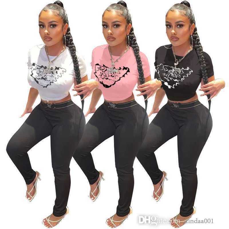 

Summer Short Sleeve T-shirt Pants Sets For Womens Wear Fashion Printing Designer Shirt Shorts Set, Shorts 1#