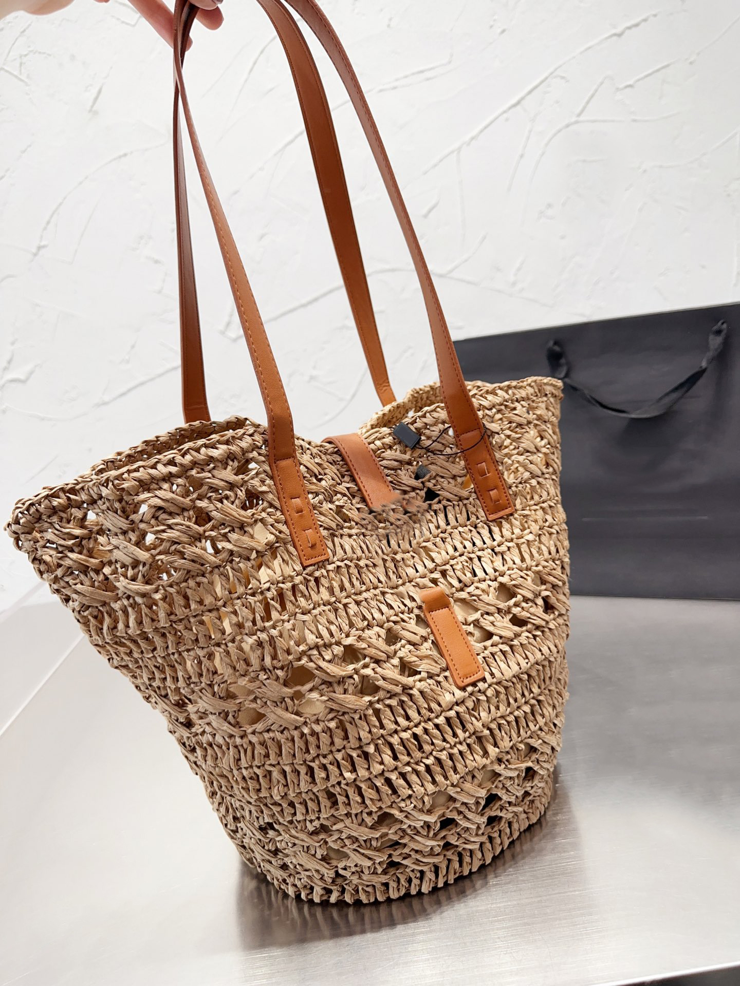 

Designer Bags Women Bag Handbags Embossed Flower Womens Handbag Purse Tote Shoulder Female, Khaki