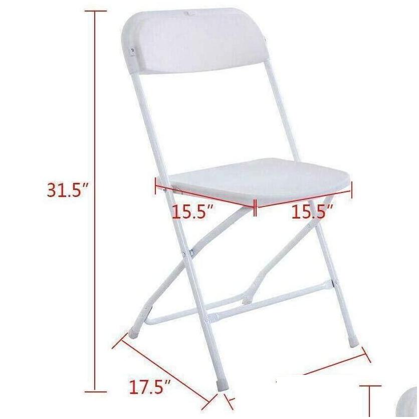 other festive party supplies set of4 plastic folding chairs wedding event chair commercial white for home garden use drop delivery