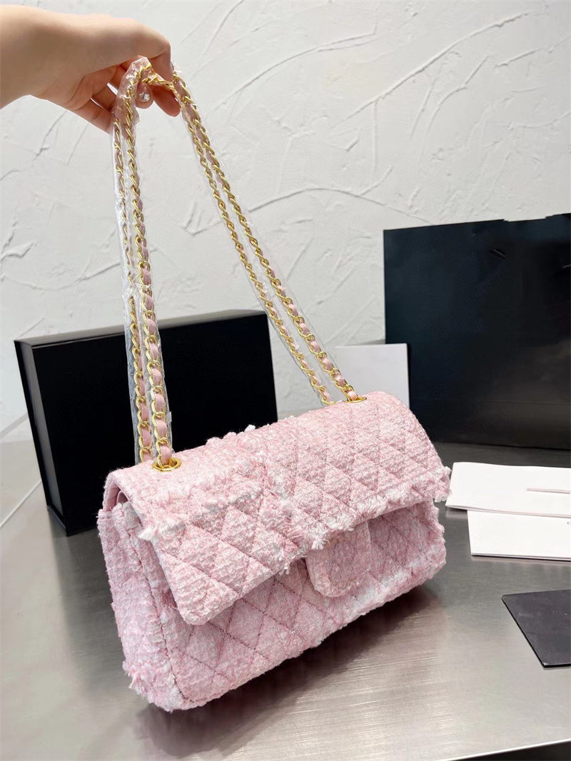 

2023 Top Quality Fashion Bag Shoulder Bag Designer Handbag Classic Cf Chain Crossbody Bag Women's Handbag New Handbag Underarm Bag High, White