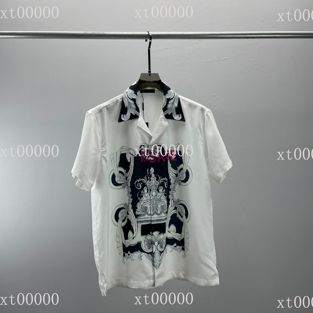 22SS Designer Lettre Imprimé T-shirts Tee Sweat Mode High Street Manches Courtes D'été Casual T-Shirt Respirant Hommes Femmes Ras Du Cou Tees Rob