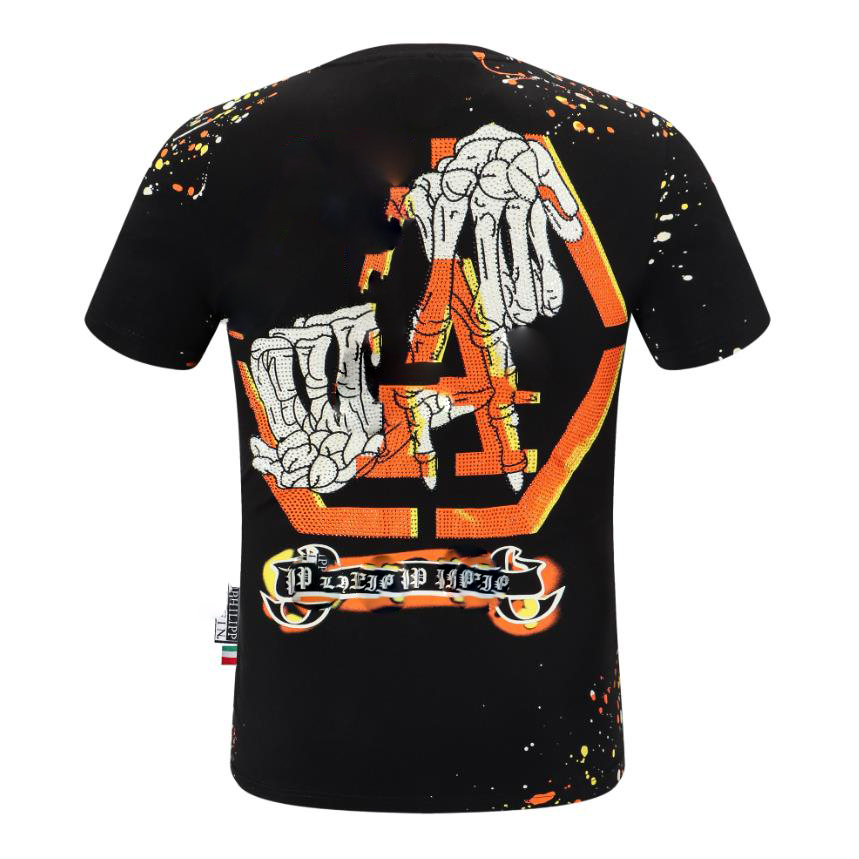 

Fashion Mens Designer T Shirt High Quality Womens Letter Print Short Sleeve Round Neck Cotton Tees Polo Size M-3XL, Black