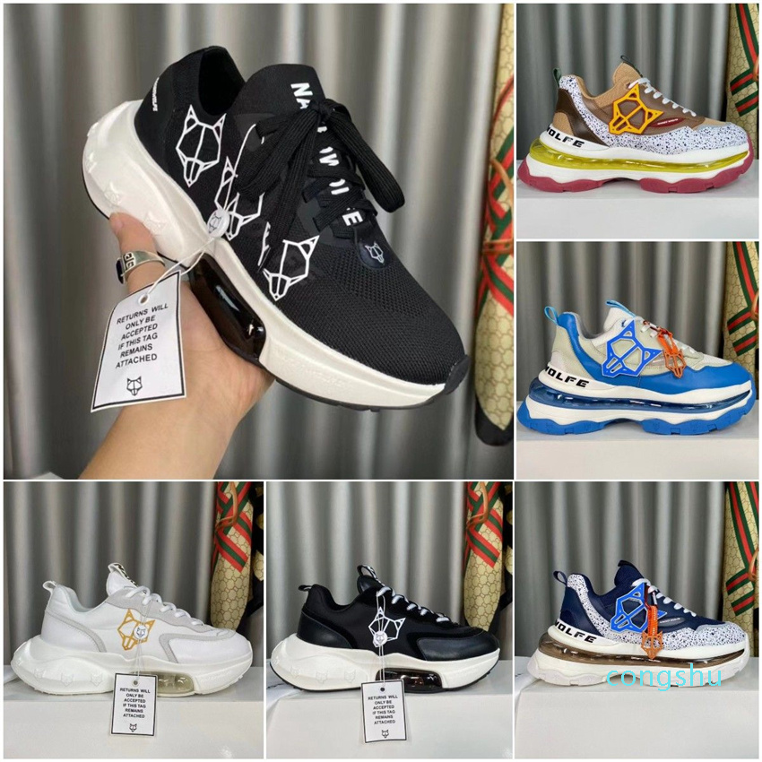 Designer nu Wolfe H8iy Sneaker Spring Snatch Casual Shoe Kosa Springs Running Sports City Men Chores de plate-forme épaisse Taille du fond 38-45