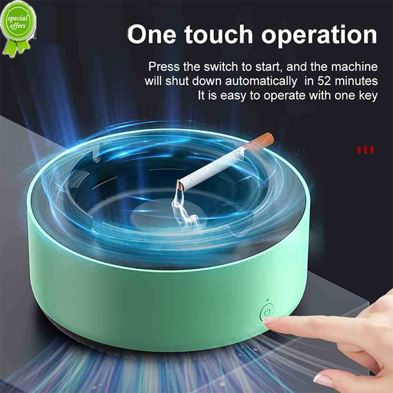 

New Mul-tifunction Negative Ion Air Purifier Remove Smoke Grabber Air Cleaners Smokeless Ashtray Ash Tray for Smoker Home Office Car
