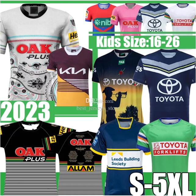 

S-5XL 22/23 Cowboy New Rugby Jerseys 2022 2023 Raider Penrith Panthers Warriors Broncos Knights Gaguar Champions version Nrl League men kids kit uniforms, 15