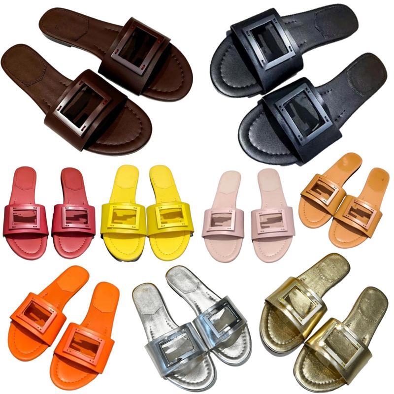 

Slippers Women's slippers Designer slippers summer fashion slippers retro leather soft comfortable the latest casual shoes exploded hot selling shoes