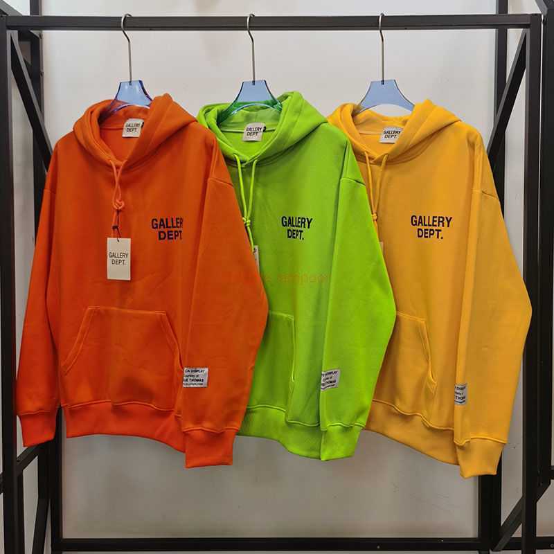 

Designer Clothing Galleries Hoodie Men's Sweatshirts Galleryes Gary Depts Simple Letter Print Plush Hoodie Autumn Winter Casual Couple Hoodie Jacket Rock Hip hop 23, Shipping fee