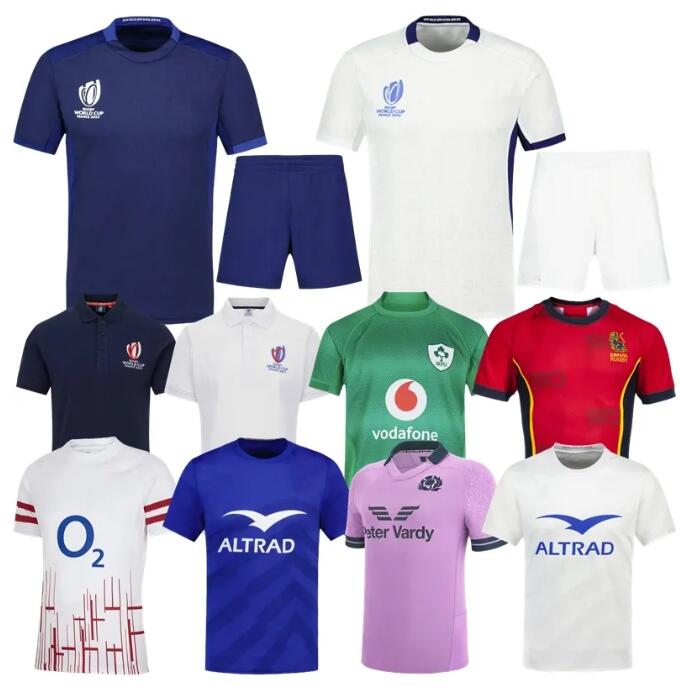 

2023 RWC Spain Ireland rugby jersey 23 24 Scotland English South enGlands UK African XV de French home away ITALIA ALTERNATE Africa rugby shirt size S-5XL