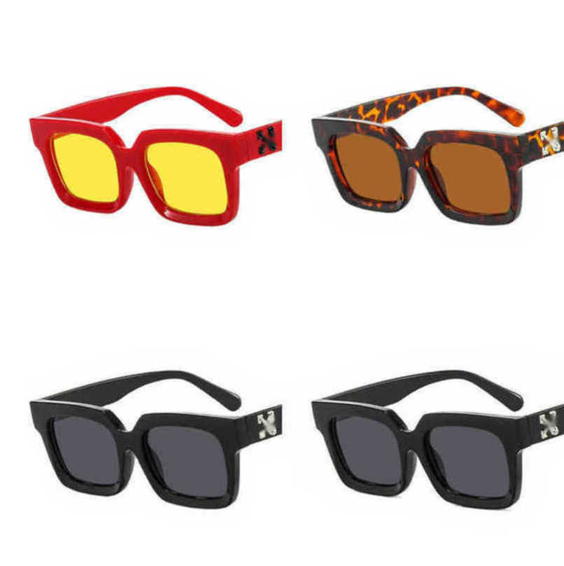 

Luxury Fashion Frames Offs White Sunglasses Brand Men Women Sunglass Arrow x Frame Eyewear Trend Hip Hop Square Sunglasse Sports Travel Sun Glasses Pr9n