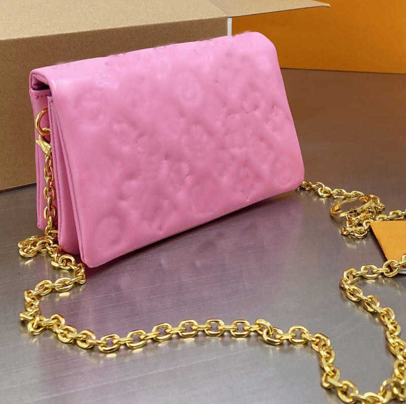 

Evening Bags Crossbody Bag Flap Handbag Purse Clutch Shoulder Bags Pochette Purses Soft Sheepskin Leather Embossed letter Multi-layer Pouch Sliding, Pink