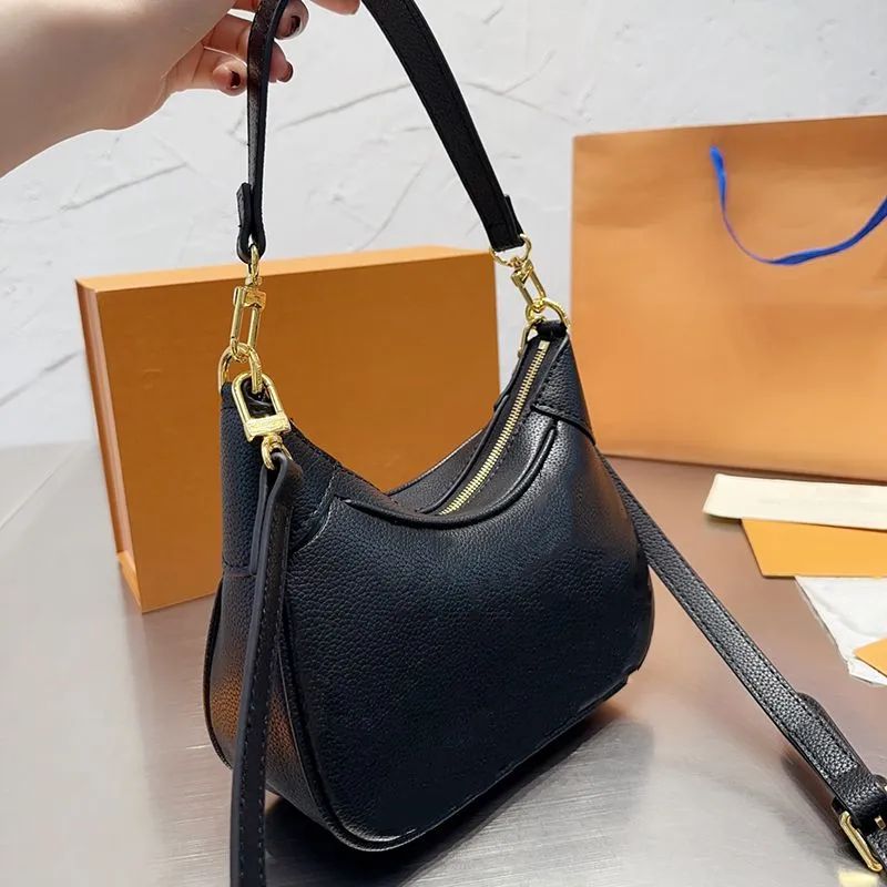 

Classics Designer Shoulder Bags Crossbody Bagetelle Handbag Luxury Brand Women Shopping Zipper Bag, Black