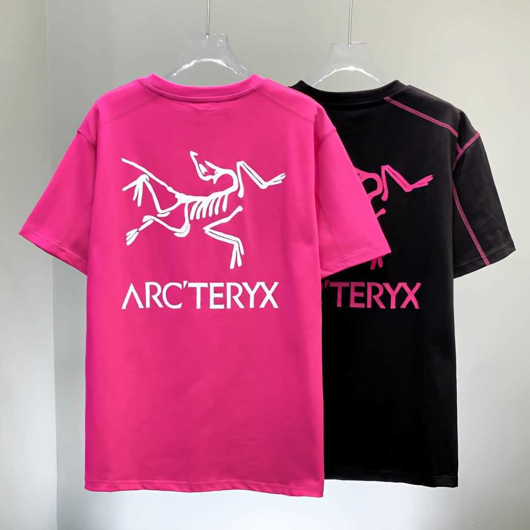

Designer Fashion Clothing ARC TERYXES Tees Tshirt Popular Colorful Youth Short Sleeve Couple Fashion Brand Tshirt Rose Pink Round Neck Loose High Grade Cotton Tee Sh